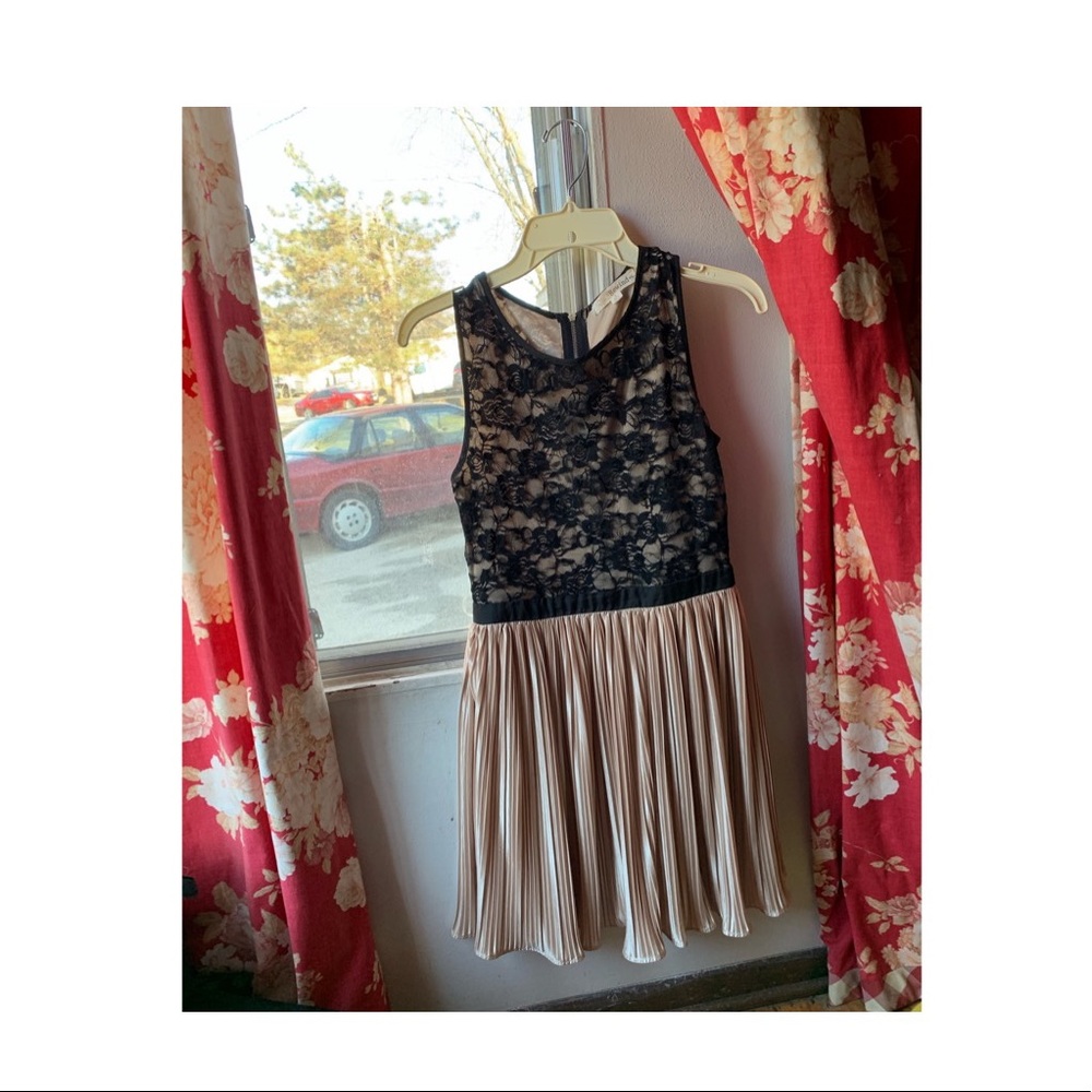 Black and Gold Dress